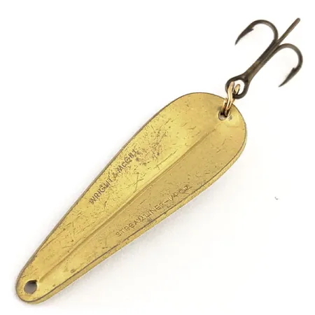 Wright & McGill Streamliner Blinker, Messing, 7g, Tropfenform, #11496