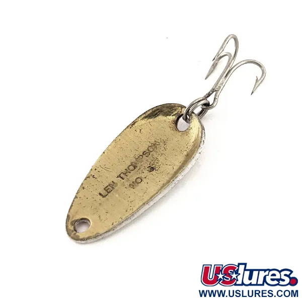 Len Thompson #6 Spoon, Rot/Weiß/Messing, 3,5g, Klassiker, #11497