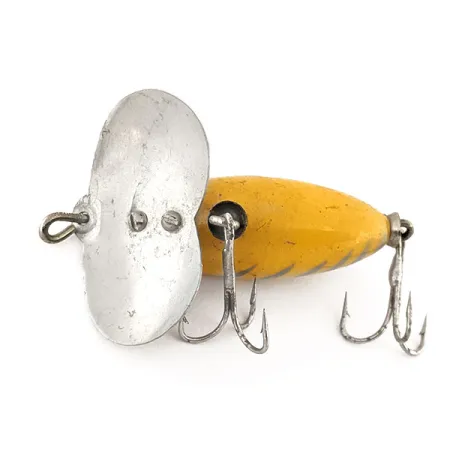 Kmart Kresge #304 Oberflächenköder, Gelb, 6g, Metall-Lippe, #11522