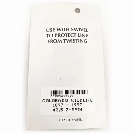 Wittmann Lures Z-Spin Anniversary Spinner, Silber/Blau/Gold, 5g, #11525