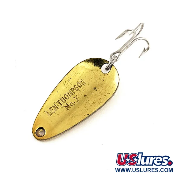 Len Thompson #7 Blinker, Five of Diamonds, 5g, Messing-Finish, #11533