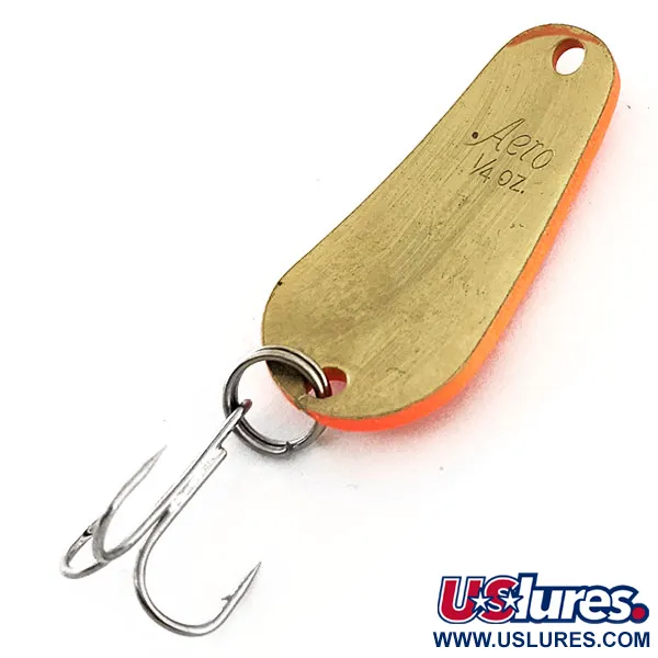 Aeroplane Spinner Aero UV Blinker, Fluorescent Orange / Gold, 7g, UV, #11619