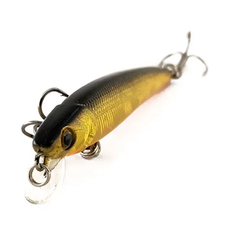 Matzuo Phantom Minnow Wobbler, Gold, 4g, Flachläufer, #11560