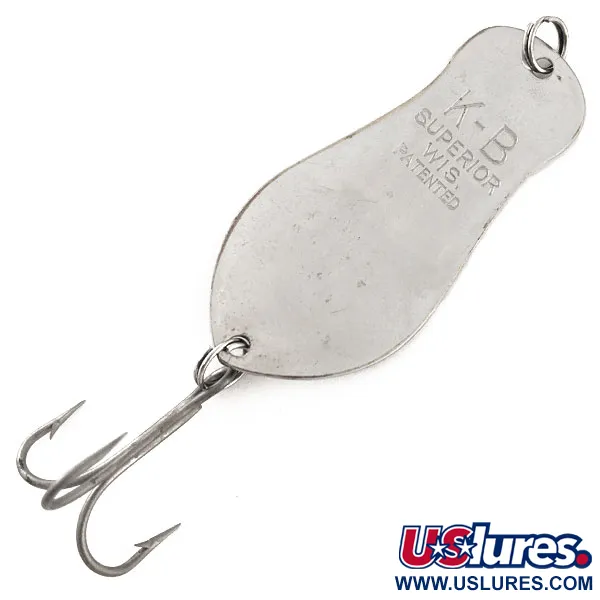 K-B Bait K-B Spoon 2 Superior Blinker, Nickel, 14g, Vintage, #11564