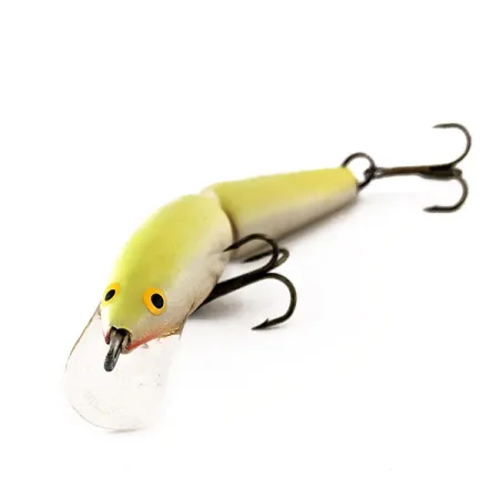Rapala Jointed J9 Geteilter Wobbler, Chartreuse, 7g, Balsa, #11572