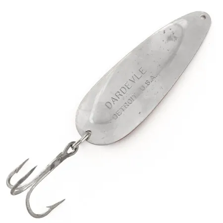 Dardevle Blinker, Rot/Weiß/Nickel, 28g, Klassik-Design, #11582