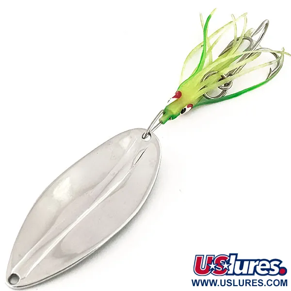 TODDCO Main liner Squid Blinker, Nickel/Grün, 21g, Vintage, #11586