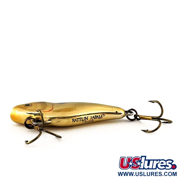 Rapala Rattl'n RAP 05 Lipless Crankbait, Gold/Grün, 6g, sinkend, #11602