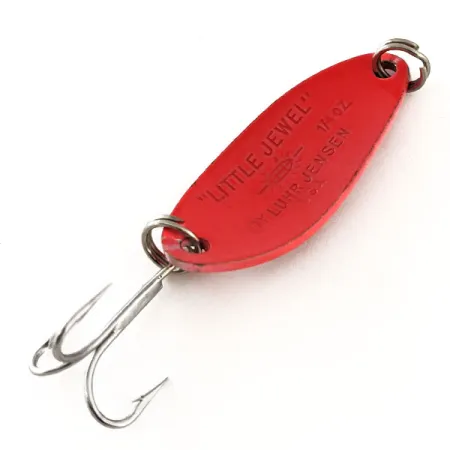 Luhr Jensen Little Jewel UV Blinker, Rot, 7g, UV-aktiv, #11626