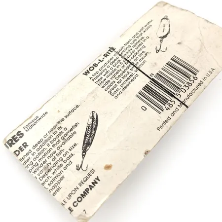 Seneca Little Cleo (Hula Girl) Blinker, Nickel, 14g, Vintage, #11634