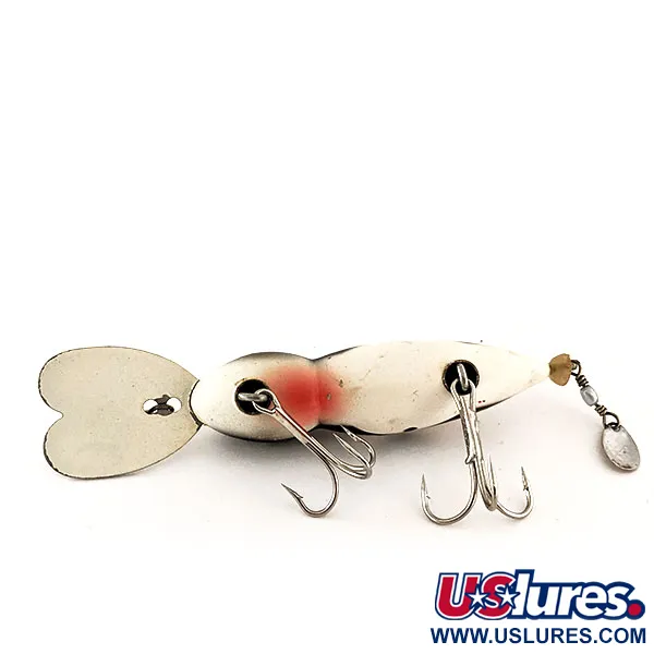 Whopper Stopper Hellbender Tiefläufer, Weiß-Schwarz, 14g, Blatt, #11640