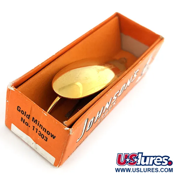 Weedless Johnson Silver Minnow Blinker, Gold, 21g, vergoldet, #11648