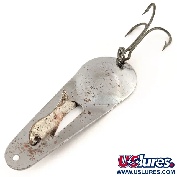 James Aitken Muskielure Blinker, Nickel, 21g, Fisch-Silhouette, #11652