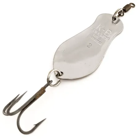 K-B Bait K-B Spoon 2 Blinker, Nickel, 14g, Vintage, #11654
