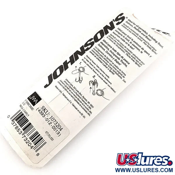 Johnson Sprite Blinker, Nickel, 14,2g, Rote Reizfahne, #11673