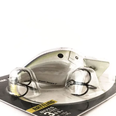 Storm Arashi Rattling Square 3 Crankbait, Black Silver Shad, 14g, #11675