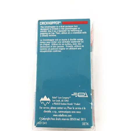 Rebel Crickhopper Ultralight Wobbler, Gold, 2.6g, Topwater, #11678