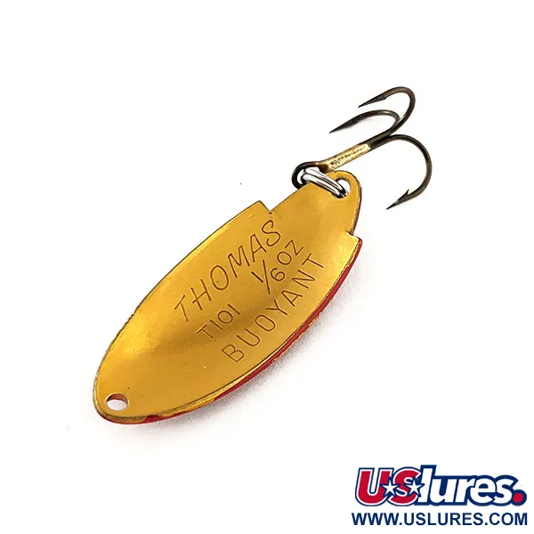 Thomas Buoyant Blinker, Rainbow Hammered Red, 5,3g, gehämmerter, #11696