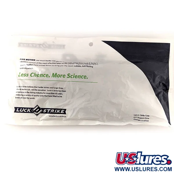 Luck E Strike Live Motion Luck E Twitch Gummiköder, Albino, 15cm, #11702