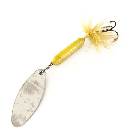 Worden’s Original Rooster Tail 5 Spinner, Silber / Gelb, 12g, #11714