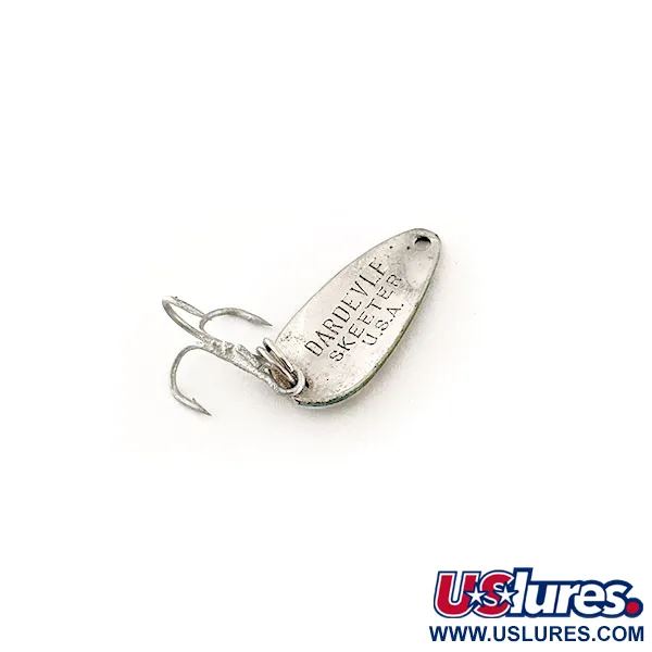 Eppinger Dardevle Skeeter Blinker, Frog/Nickel, 2g, Vintage, #11719