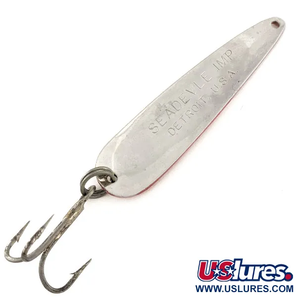 Eppinger Dardevle Seadevle Imp Blinker, Rot/Weiß/Nickel, 28g, #11723