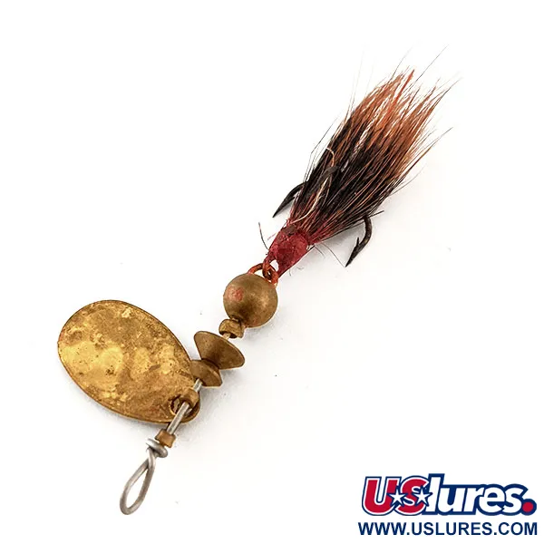 Mepps Aglia 0 Dressed Spinner, Messing, 2.5g, Eichhörnchenhaar, #11729