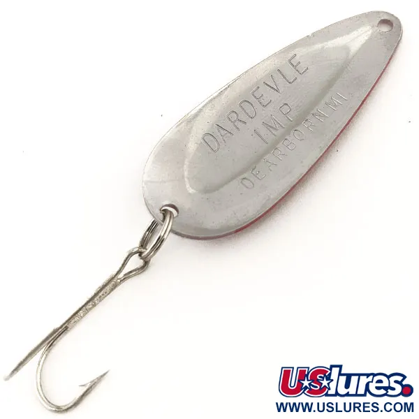 Eppinger Dardevle Imp Blinker, Rot/Weiß/Nickel, 11g, Dearborn, #11753