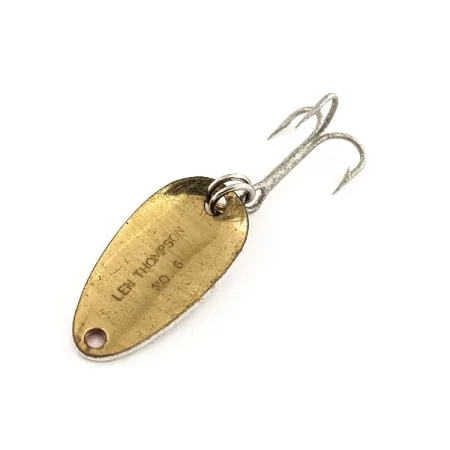 Len Thompson #6 Blinker, Rot / Weiß / Messing, 3.5g, Klassiker, #11754