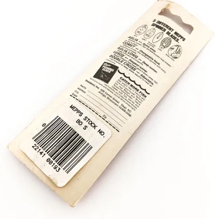 Mepps Aglia 0 Spinner, Silber, 2.5g, Rotreizschlauch, #11761