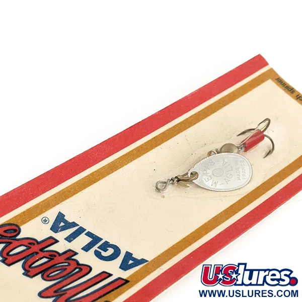 Mepps Aglia 0 Spinner, Silber, 2.5g, Rotreizschlauch, #11761