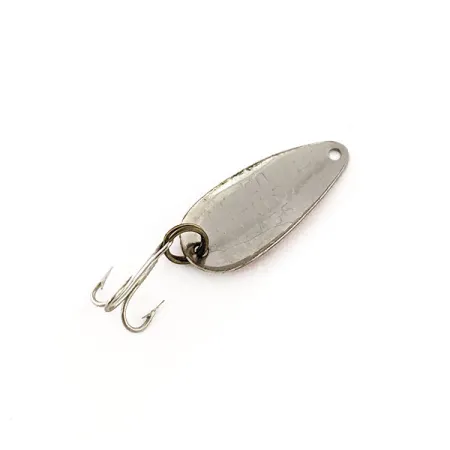 Nebco FlashBait 466 Blinker, Gehämmerter Nickel/Rot, 1g, #11762