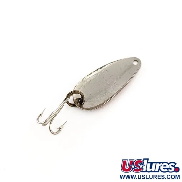 Nebco FlashBait 466 Blinker, Gehämmerter Nickel/Rot, 1g, #11762