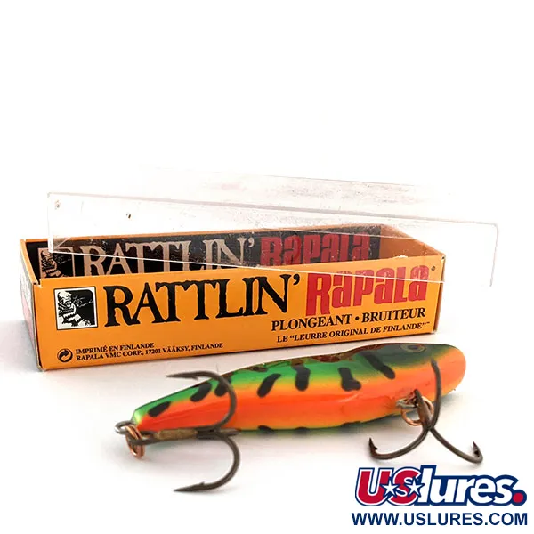 Rapala Rattl'n RAP 07 Lipless Crankbait, FT (Fire Tiger), 16g, #11775