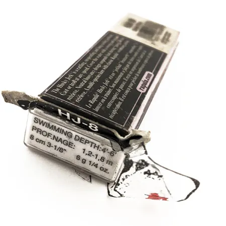 Rapala Husky Jerk 8 Wobbler, Silber-Blau, 6g, schwebend, #11789