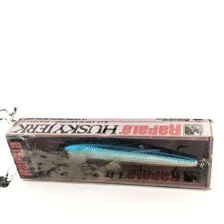 Rapala Husky Jerk 8 Wobbler, Silber-Blau, 6g, schwebend, #11789