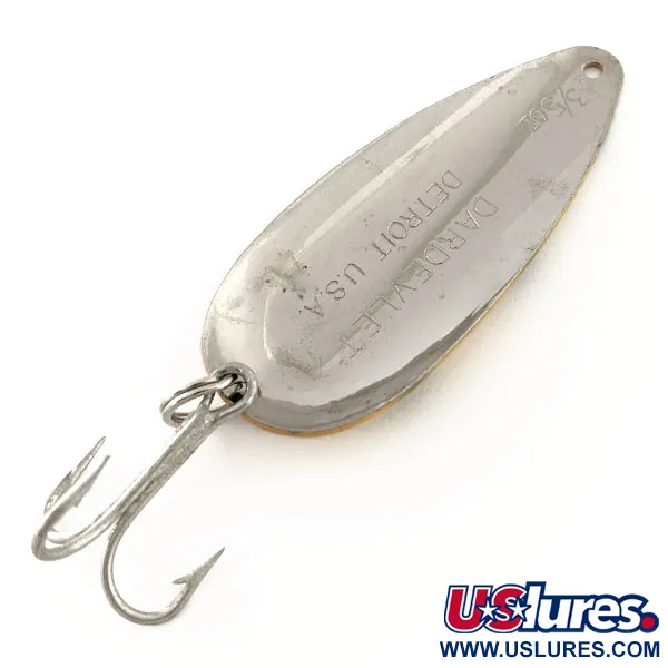 Eppinger Dardevle Dardevlet Blinker, Gelb/Grün/Nickel, 19g, Vintage, #11798