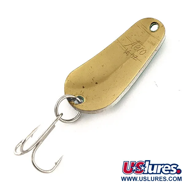 Aeroplane Spinner Aero Blinker, Grün/Weiß/Gold, 7g, Klassiker, #11803