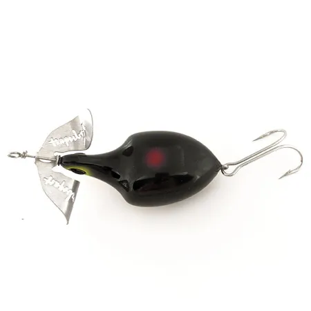 Fred Arbogast Buzz Plug Oberflächenköder, Schwarz, 28g, Propeller, #11839