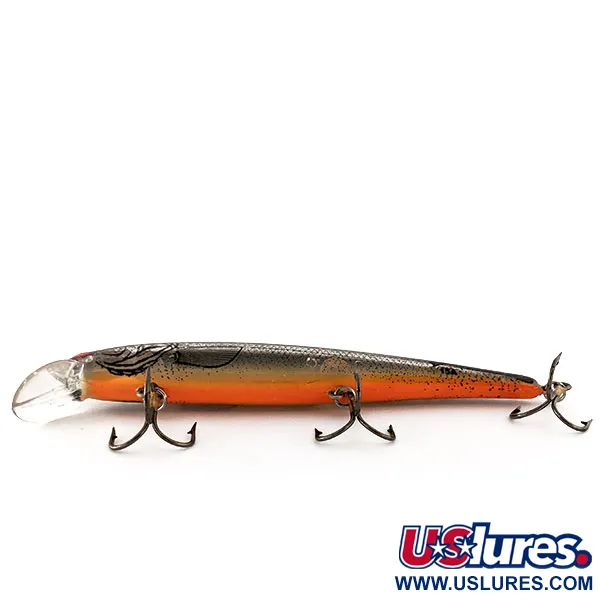Bomber Long A15A Jerkbait, Gold-Schwarz, 14g, Schwebend, #11840