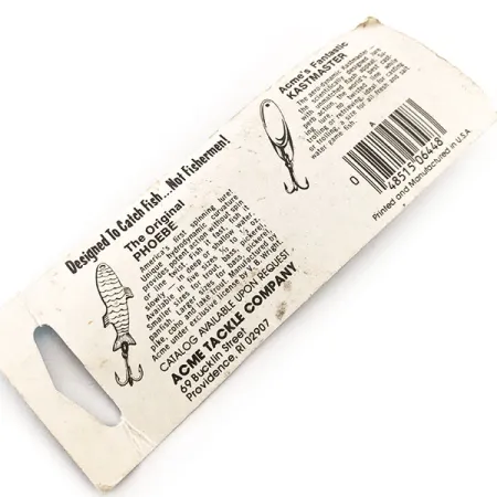 Acme Fiord Spoon Blinker, Nickel/Blau, 11g, Vintage OVP, #11879