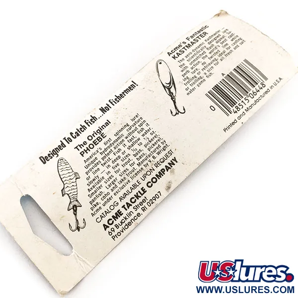 Acme Fiord Spoon Blinker, Nickel/Blau, 11g, Vintage OVP, #11879