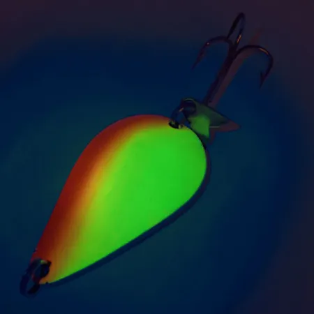 Acme K.O. Wobbler Blinker, Gelb/Rot/Nickel, 21g, Sonic Tail, #11887