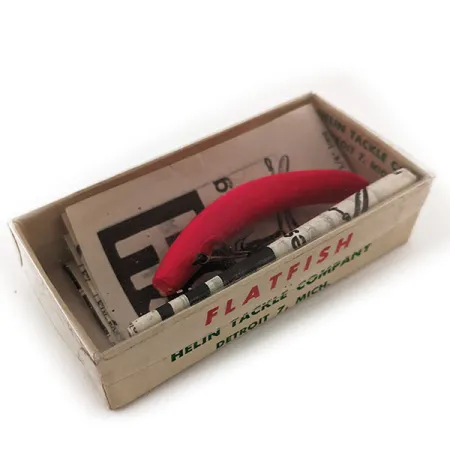 Flatfish F6 Helin Tackle UV Wobbler, Fluoreszierendes Rot, 3g, #11910