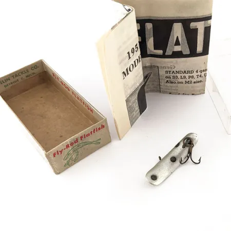 Flatfish F4 Helin Tackle Wobbler, SL (Silber), 1.4g, Box 1951, #11911