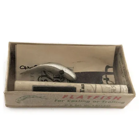 Flatfish F4 Helin Tackle Wobbler, SL (Silber), 1.4g, Box 1951, #11911