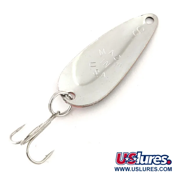 Worth Chippewa Steel Spoon Blinker, Rot/Schwarz/Nickel, 6g, #11925