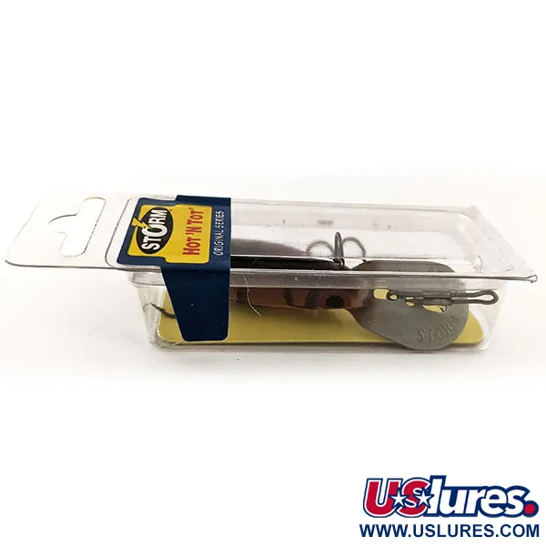 Storm Original Hot'N'Tot Wobbler, Orange/Schwarz, 6.5g, Metallschaufel, #11931