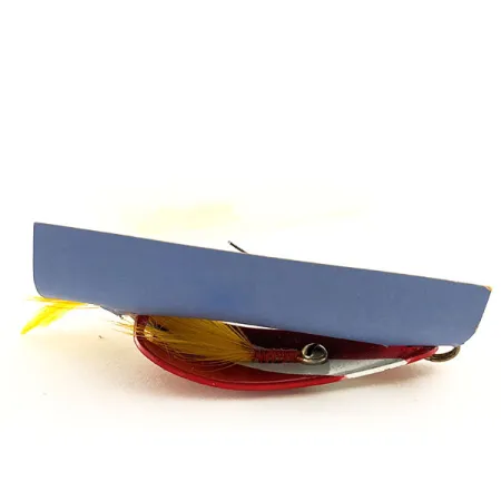 Weezel Weedless Rex Spoon Blinker, Red / White, 12,5g, Krautschutz, #11937