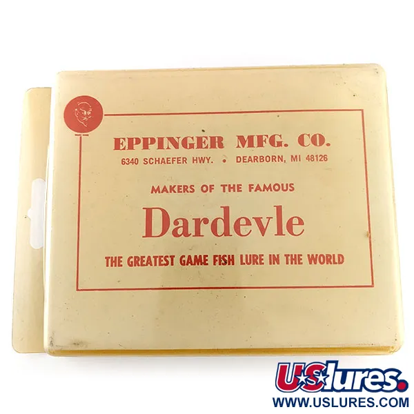 Eppinger Dardevle Kit Blinker-Set, Rot-Weiß/Gelb, Emaille, #11955